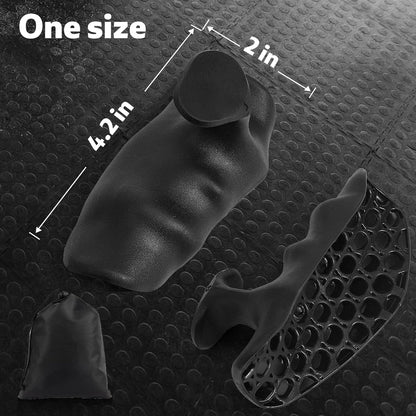 Ergonomic Rubber Gym Grip Pads